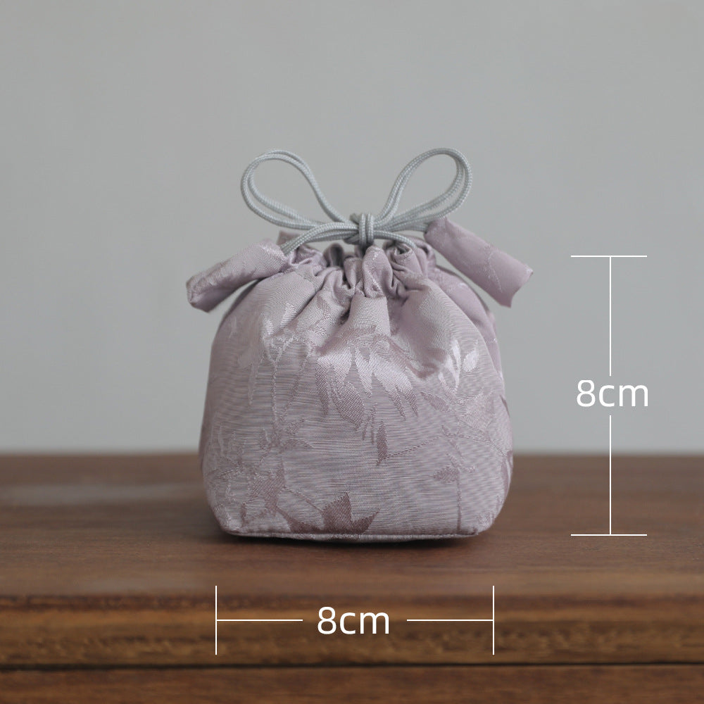 Gohobi Blue and Pink Teaware Storage Travel Bag Shifuku