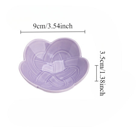 Gohobi Traditional Japanese Glazed Fruit Nuts Smll Plate - Chinese Knot 003