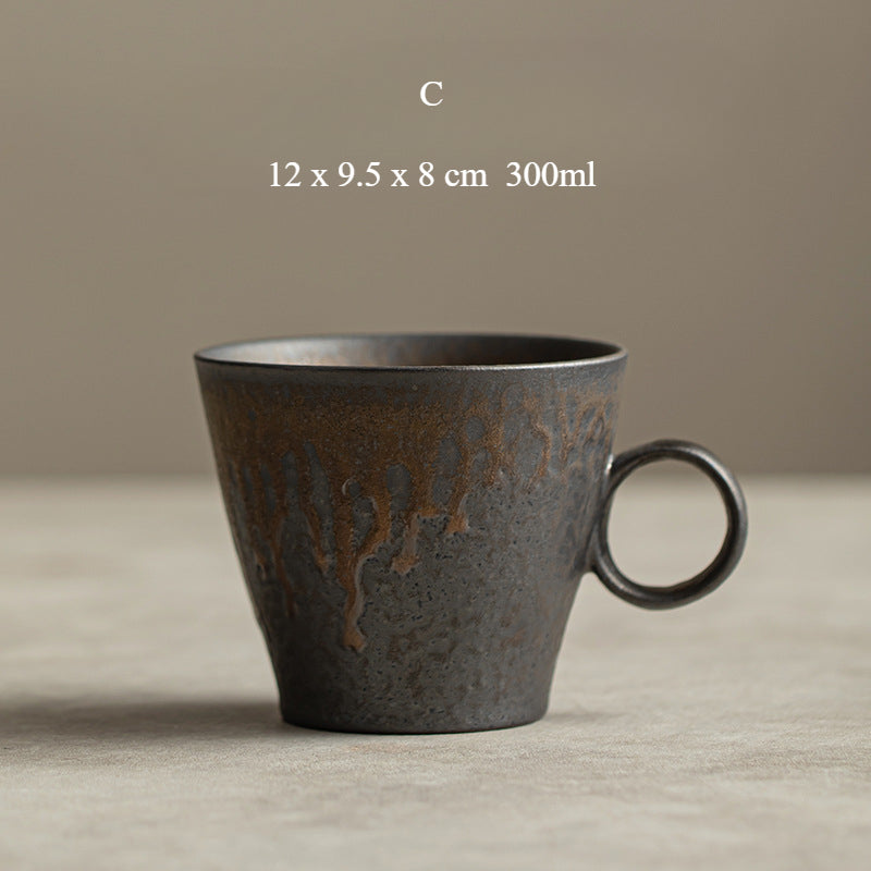 Gohobi Handmade Metallic Glaze Ceramic Mug (280-300ml)