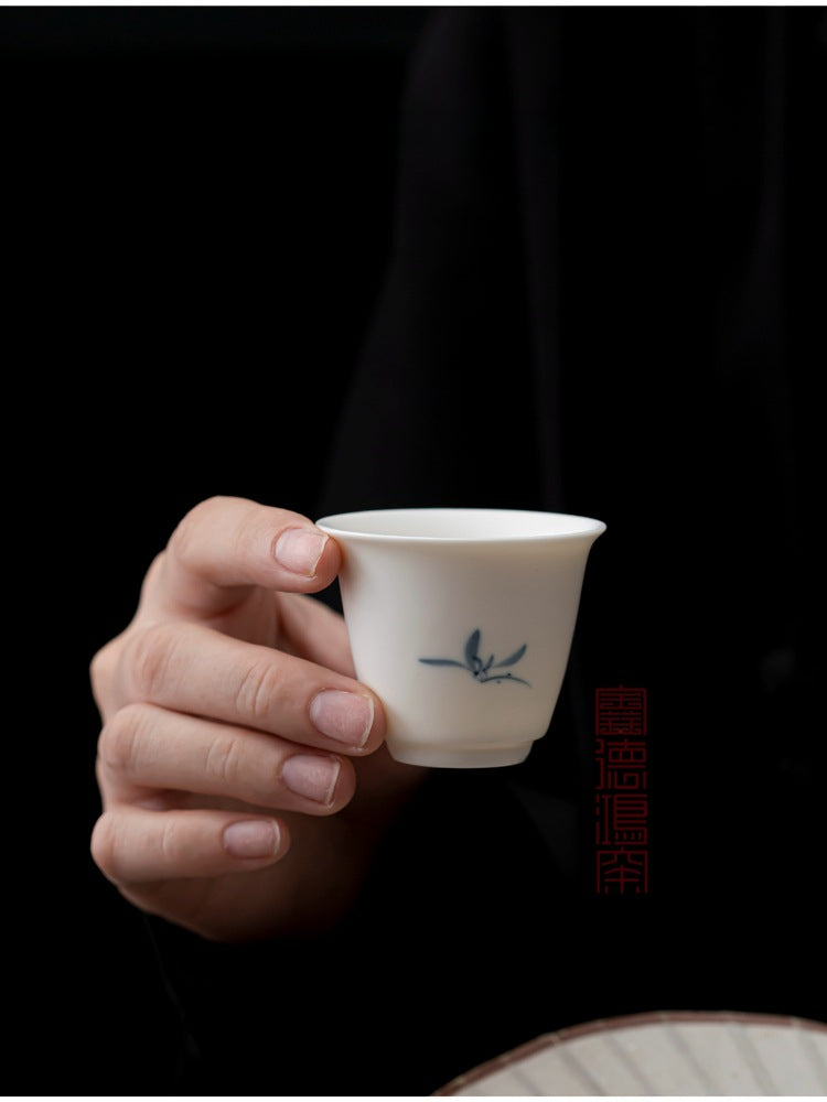 Gohobi Qiu Shui Orchid Ceramic Teacup