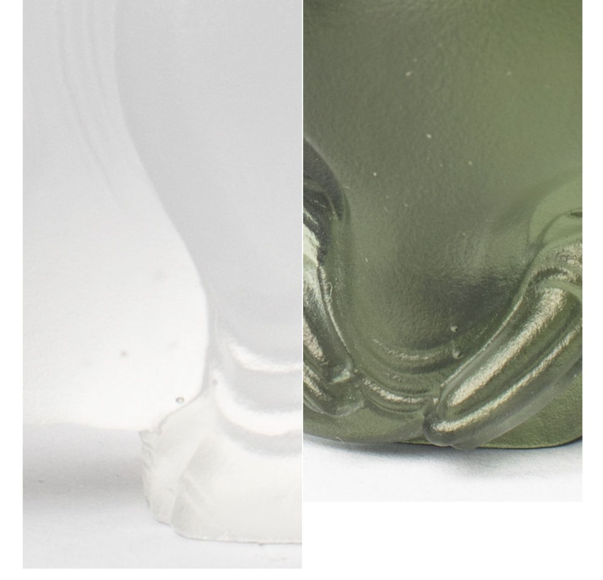 Porte-stylo en verre coloré en forme d'éléphant en pate de verre Gohobi