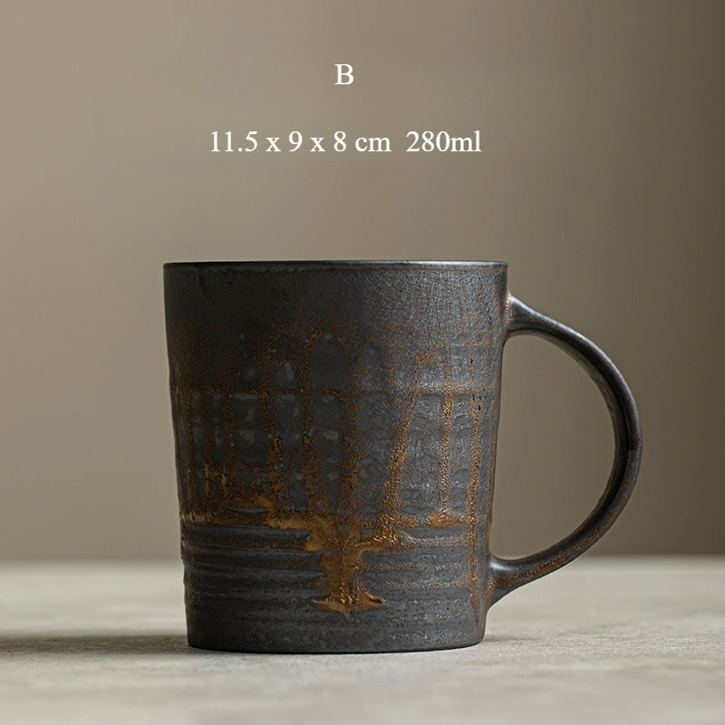 Gohobi Handmade Metallic Glaze Ceramic Mug (280-300ml)