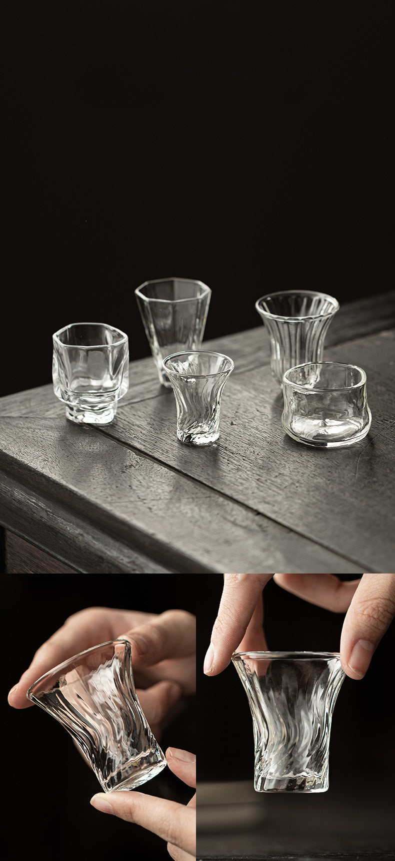 Gohobi High Borosilicate Glass Gongfu Tea Cup – Transparent Heat-Resistant Master Cup and Aroma Cup