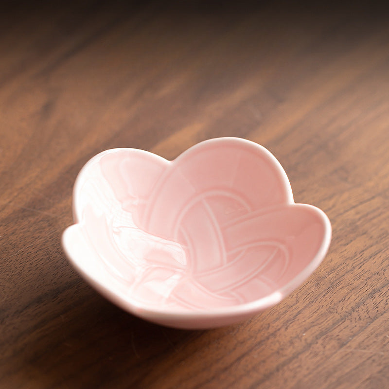 Gohobi Traditional Japanese Glazed Fruit Nuts Smll Plate - Chinese Knot 003