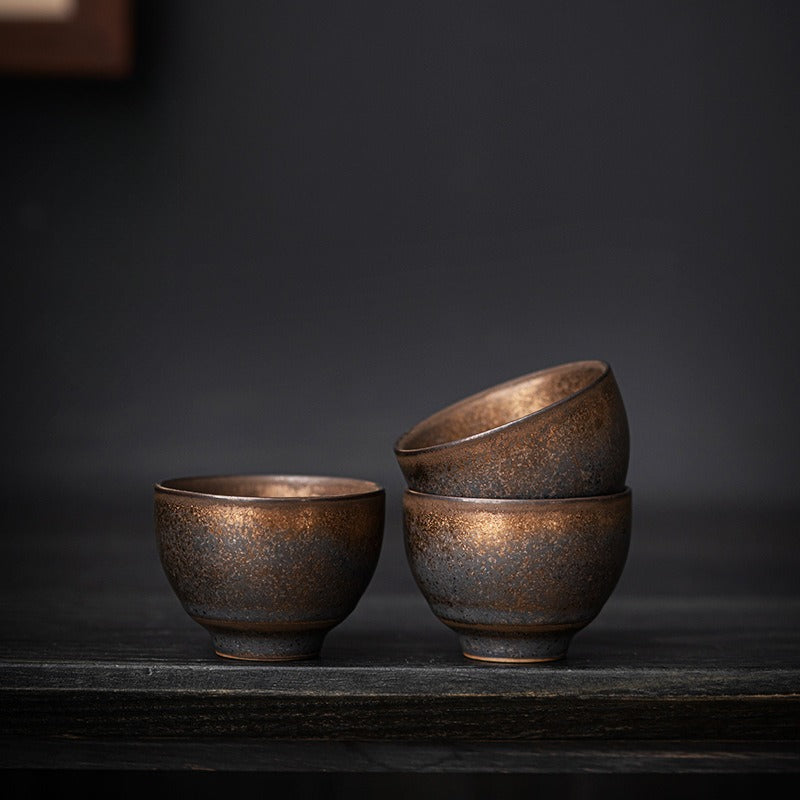 Gohobi Gilded Kung Fu Tea Cup