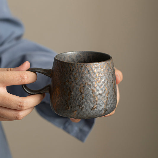 Gohobi Handmade Metallic Glaze Ceramic Mug (280-300ml)