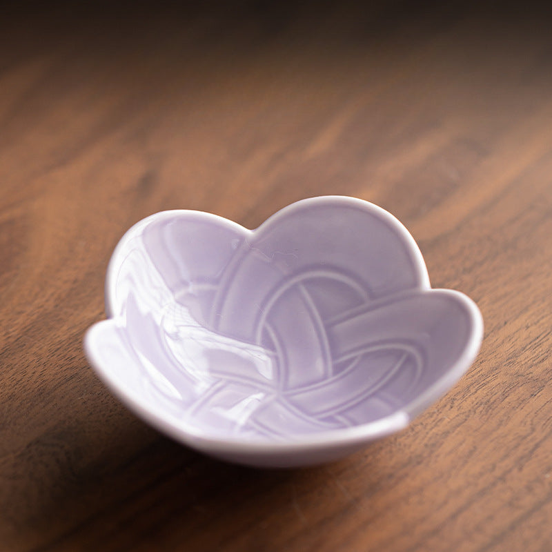 Gohobi Traditional Japanese Glazed Fruit Nuts Smll Plate - Chinese Knot 003