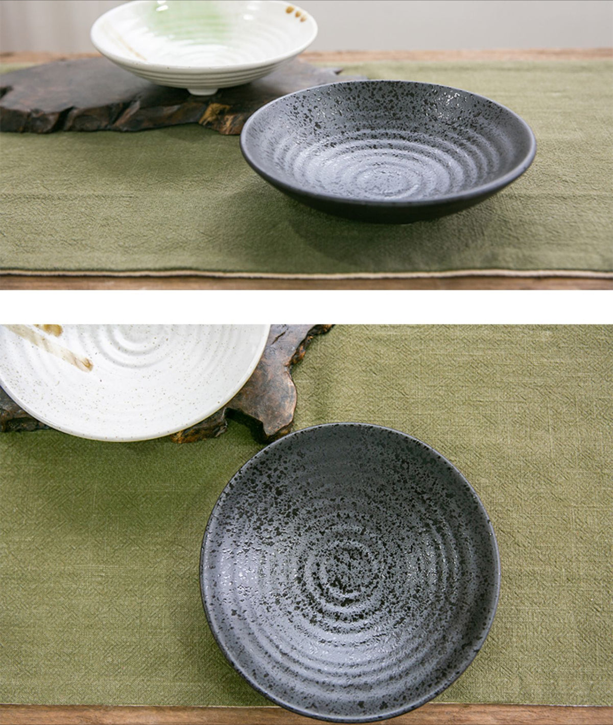 Grand vase Ikebana à trois pieds de style japonais Gohobi 008