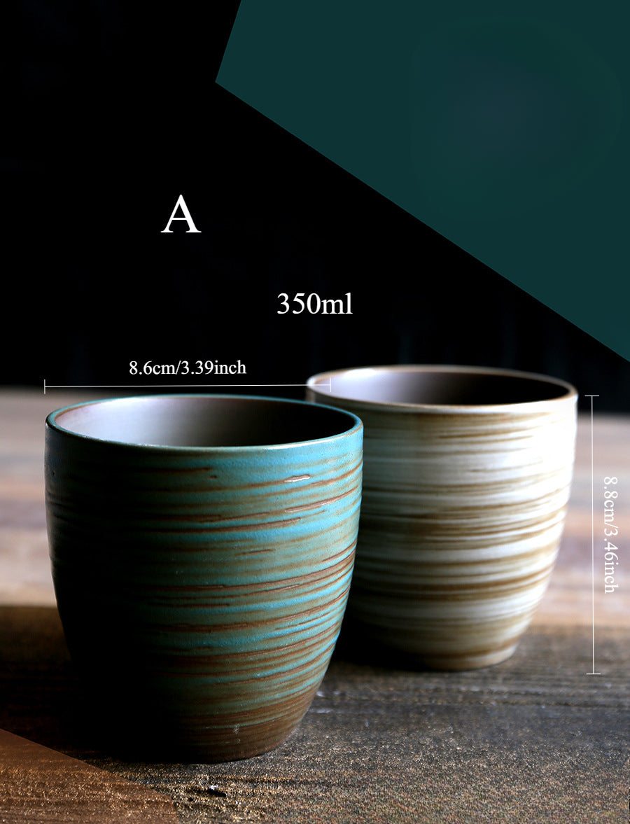 Gohobi Hand-Painted Kiln-Changed Ceramic Cup