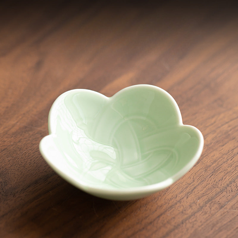 Gohobi Traditional Japanese Glazed Fruit Nuts Smll Plate - Chinese Knot 003