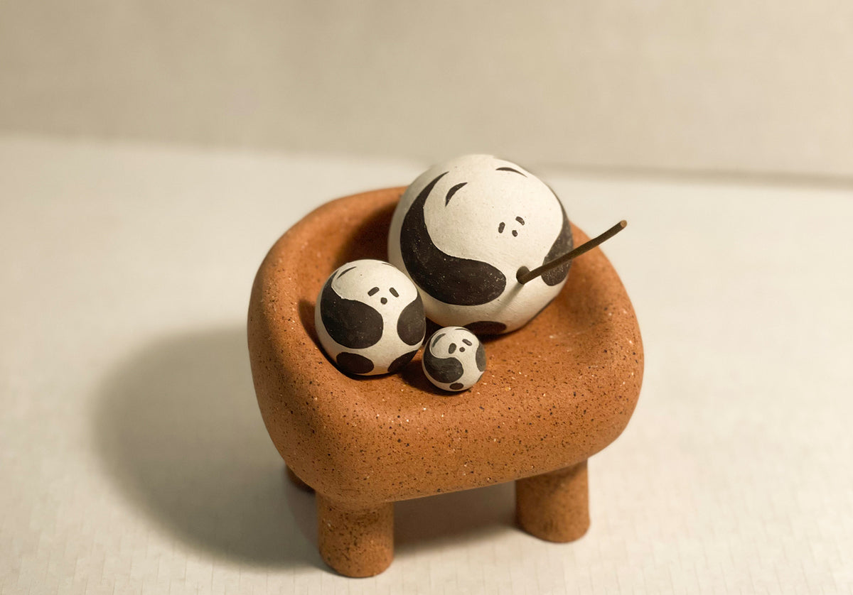 Gohobi x Little Diary Handmade Ceramic Panda