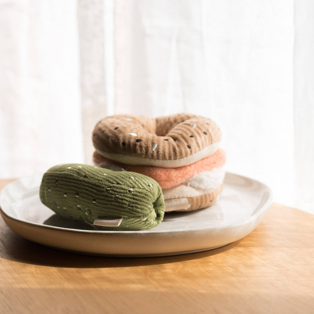 Lambwolf Bagel + Pickle//ENRICHMENT DOG TOY