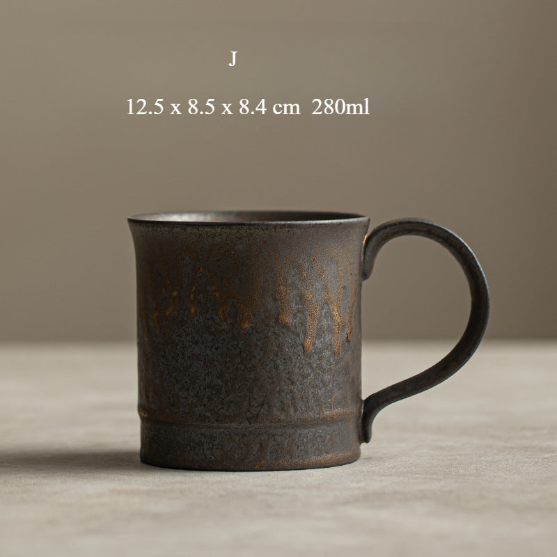 Gohobi Handmade Metallic Glaze Ceramic Mug (280-300ml)