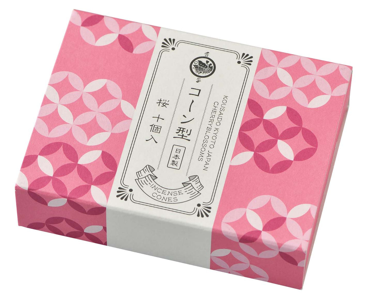 10pcs Cone Incense - KOUSAIDO - Cherry Blossoms