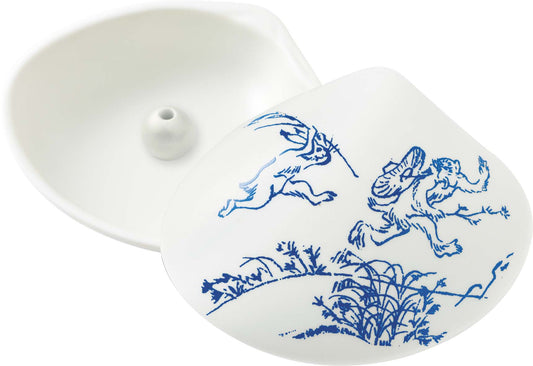 Choju-giga Shell Incense Holder - KOUSAIDO - Oikakekko