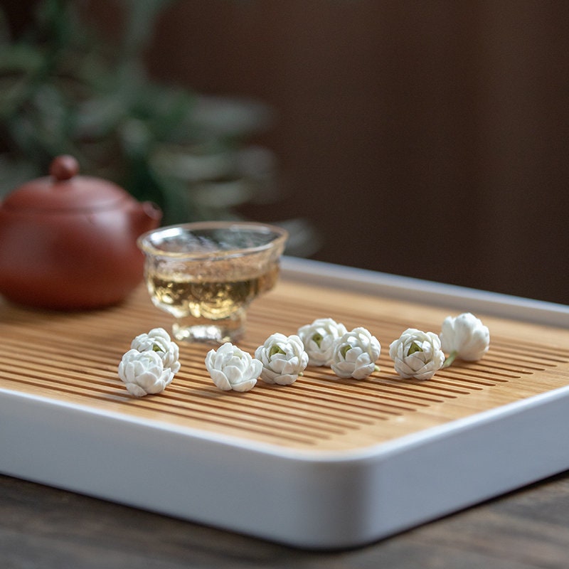 Gohobi A set of 3 handmade ceramic Arabian Jasmine Tea ornaments Tea pets Chinese Gongfu tea Kung fu tea Japanese Chado unique ornaments