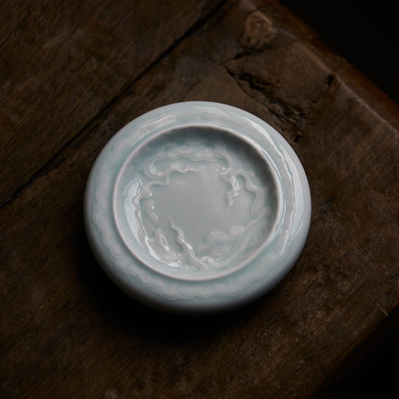 Gohobi Cloud ceramic teapot lid stand holder saucer Gongfu tea Japanese Chado lid coasters coaster