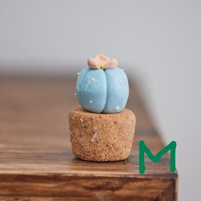 Gohobi Handmade cactus ceramic ornaments Japanese ornaments wedding birthday plant lover gift