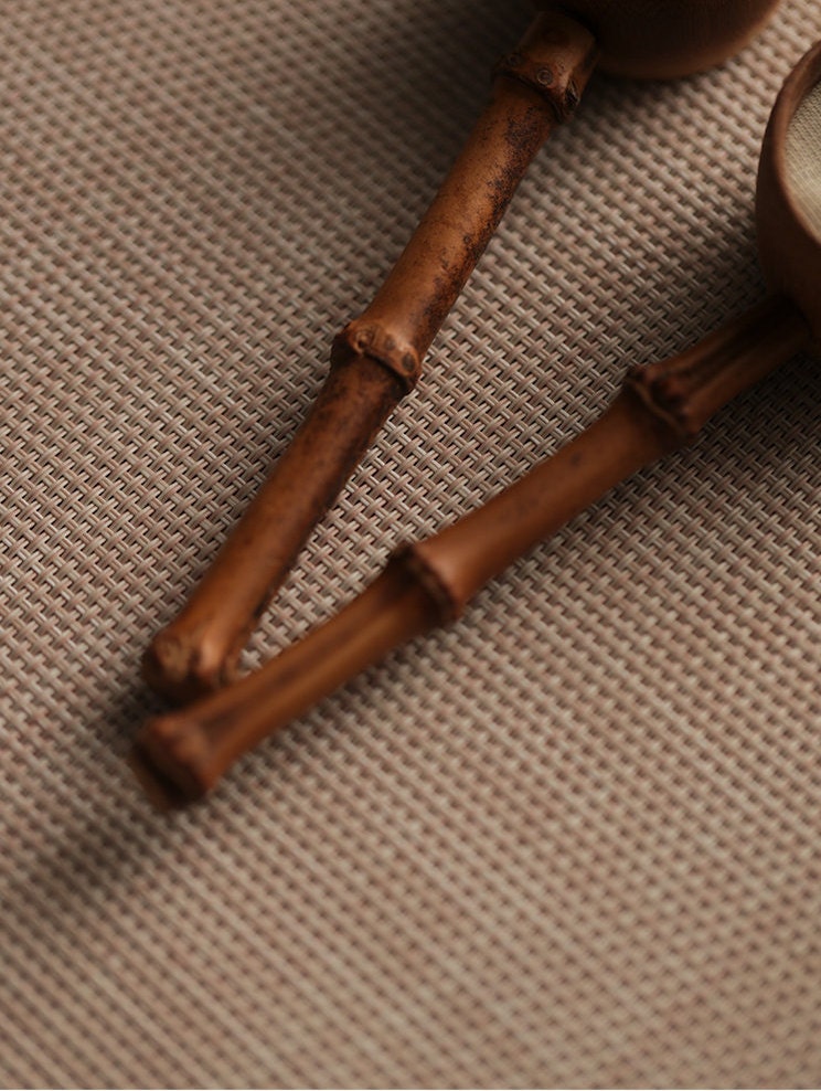 Gohobi Bamboo tea strainer Chinese Gongfu Tea Accessories Japanese Chado Wooden Tea Filters
