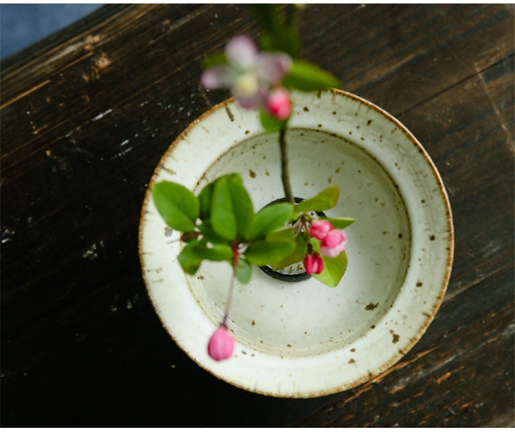 Gohobi Ikebana set, Japanese vase, kenzan set, Japanese vase set, table decoration, flower arrangement oriental vase zen