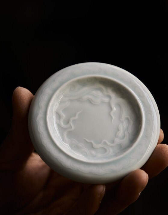 Gohobi Cloud ceramic teapot lid stand holder saucer Gongfu tea Japanese Chado lid coasters coaster