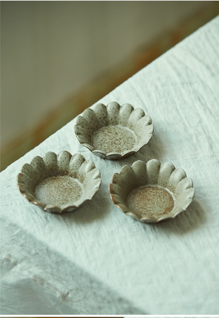 Gohobi Stoneware fruit plate Gongfu tea Kung fu tea