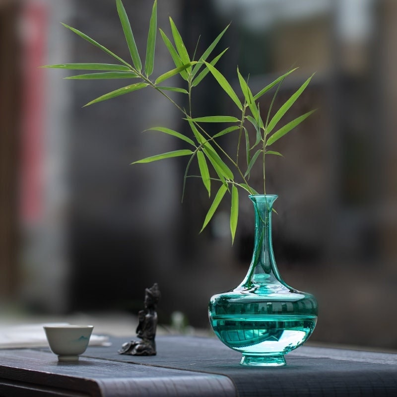 Gohobi Large Glass Vases Japanese Chado table decoration housewarming gift