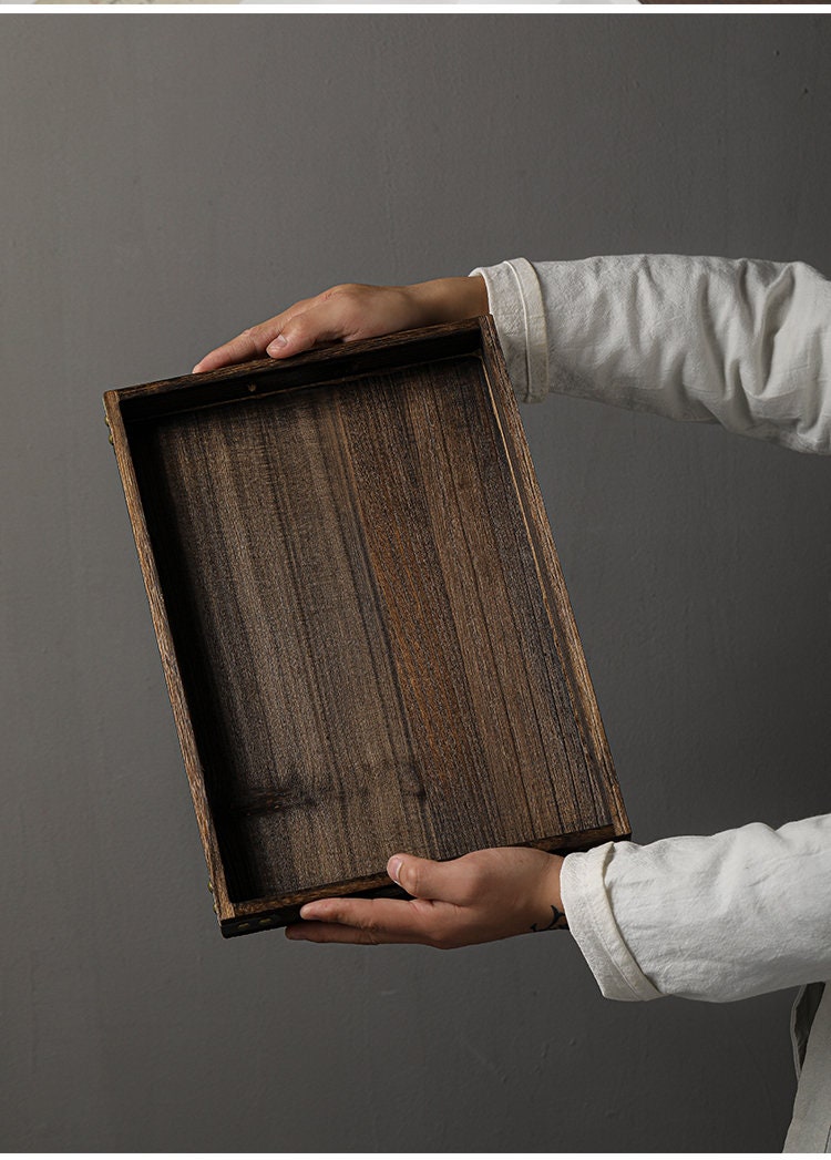 Gohobi Lightweight Wooden Tea Trays Serving Trays Gongfu tea trays (3 versions) Japanese Chado Paulownia wood