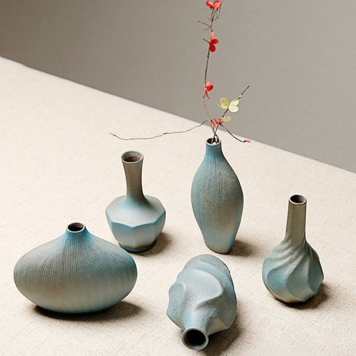 Gohobi Ikebana Vase, Ikebana set, Japanese vase, Colourful set, Japanese vase set, table decoration, flower arrangement oriental vase zen