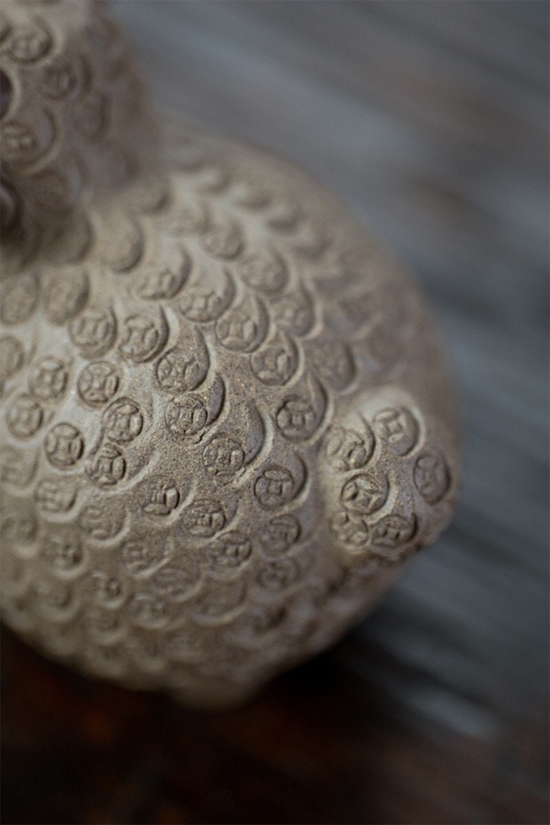 Gohobi Handmade sheep ornaments Tea pets ceramic YiXing clay Chinese Gongfu tea Kung fu tea Japanese Chado unique ornaments