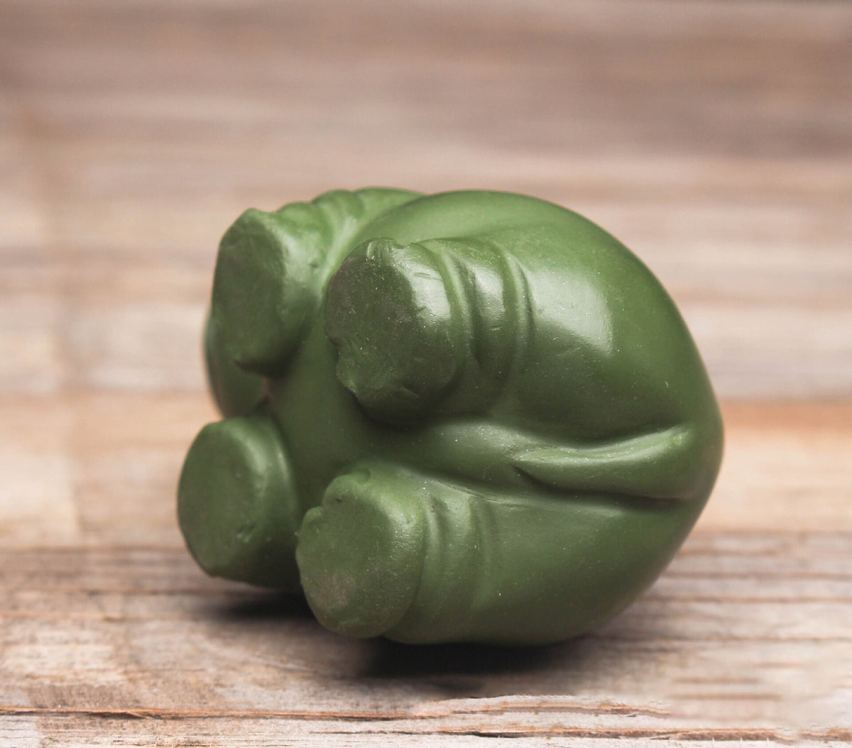 Gohobi Handmade green rhino ornaments Tea pets ceramic YiXing clay Chinese Gongfu tea Kung fu tea Japanese Chado unique ornaments
