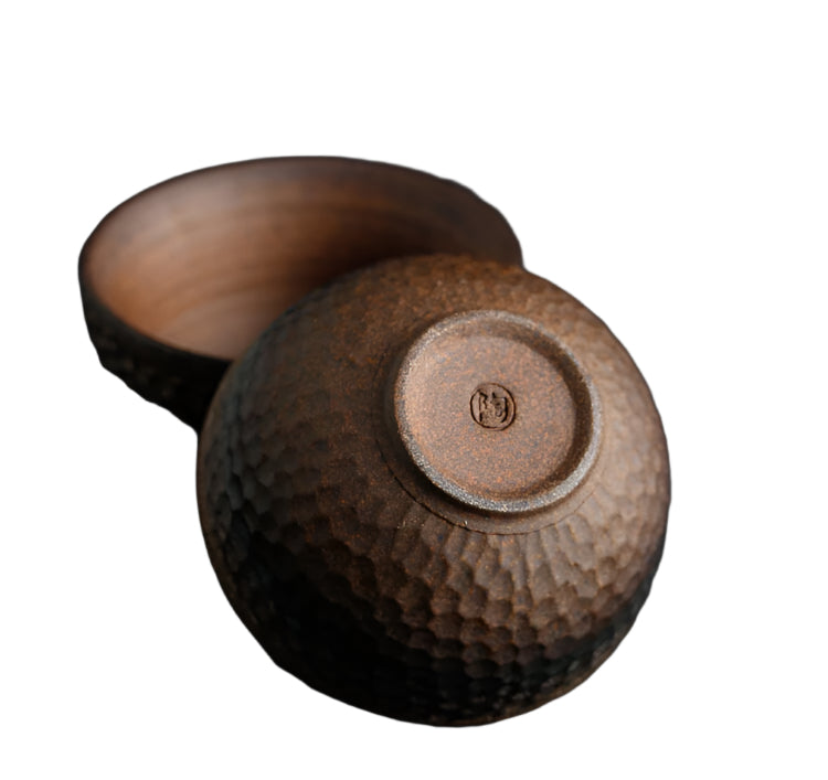 Gohobi Handmade ceramic tea cup Chinese Gongfu tea Kung fu tea Japanese Chado peach blossom