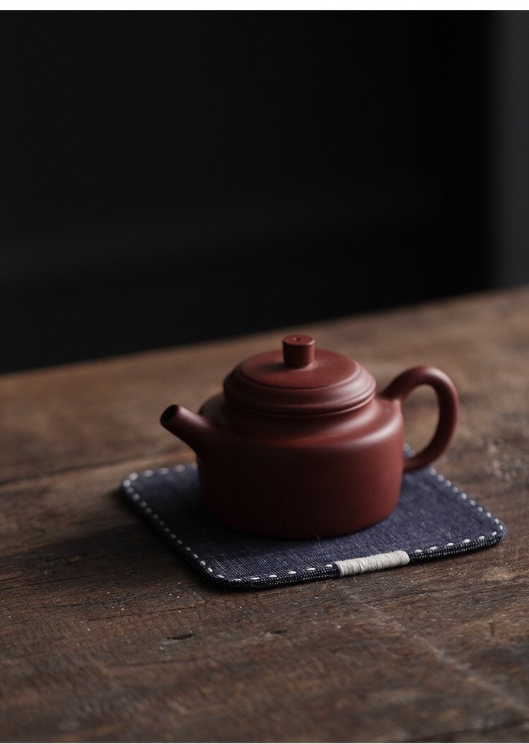 Gohobi Coaster Chinese Gongfu tea Kung fu tea Teaware Japanese Chado cotton coaster unique handmade coaster