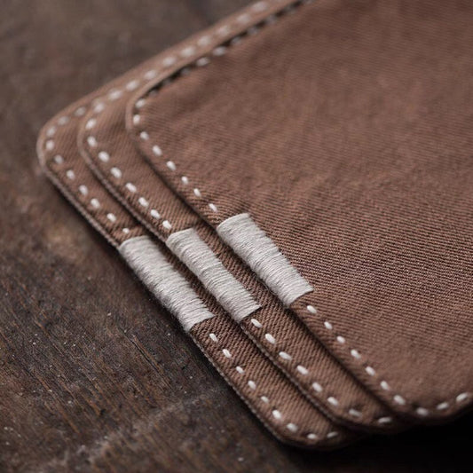 Gohobi Coaster Chinese Gongfu tea Kung fu tea Teaware Japanese Chado cotton coaster unique handmade coaster