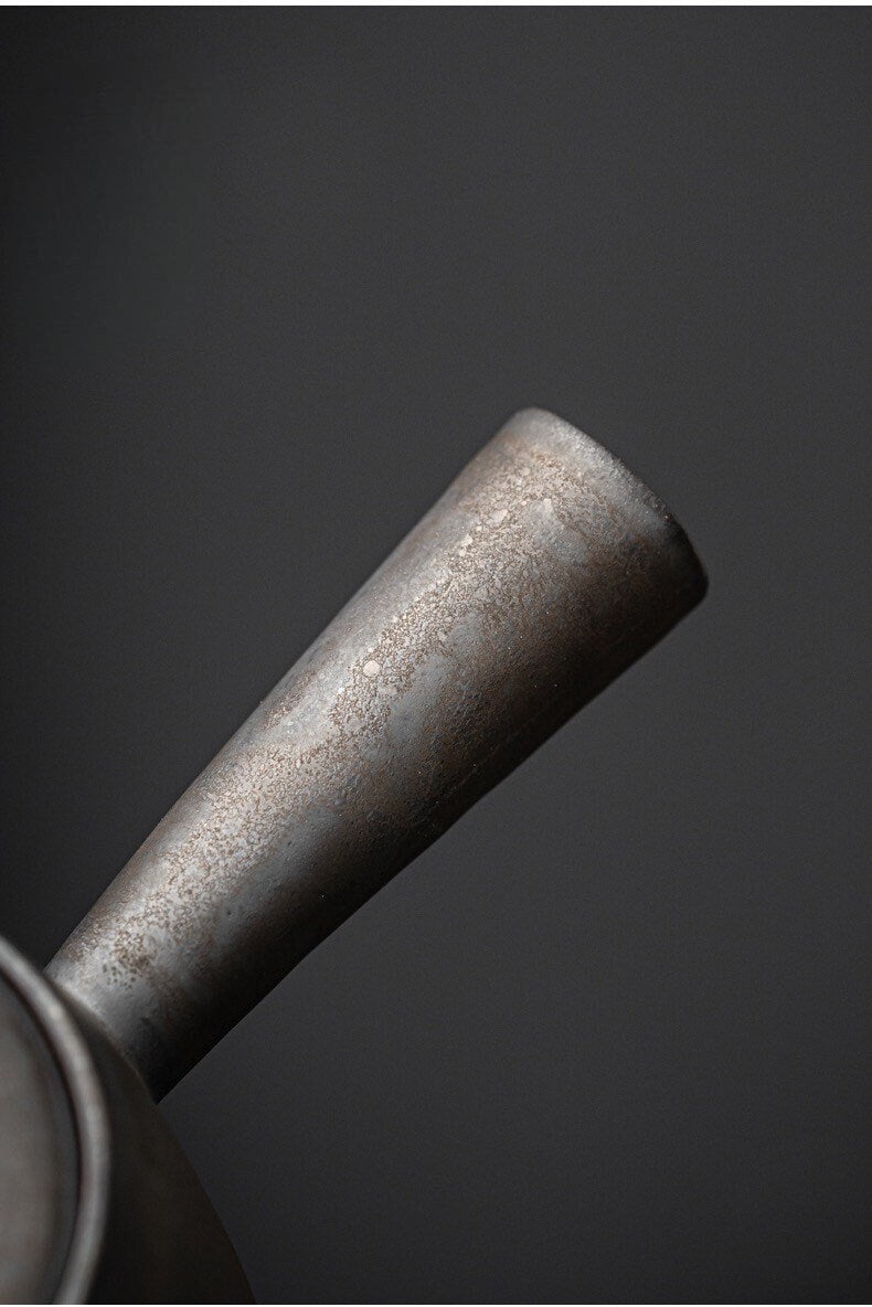 Gohobi Handmade goldlen black ceramic teapot Chinese Gongfu tea Japanese Teacup small teapot Korean Asian