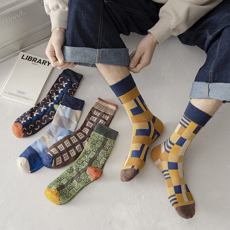 Men Cotton Socks, Winter socks, Christmas socks, Men Winter Socks, gift for him, Xmas secret Santa gift