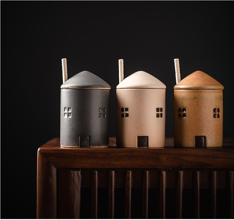 Gohobi Ceramic House Source Containers