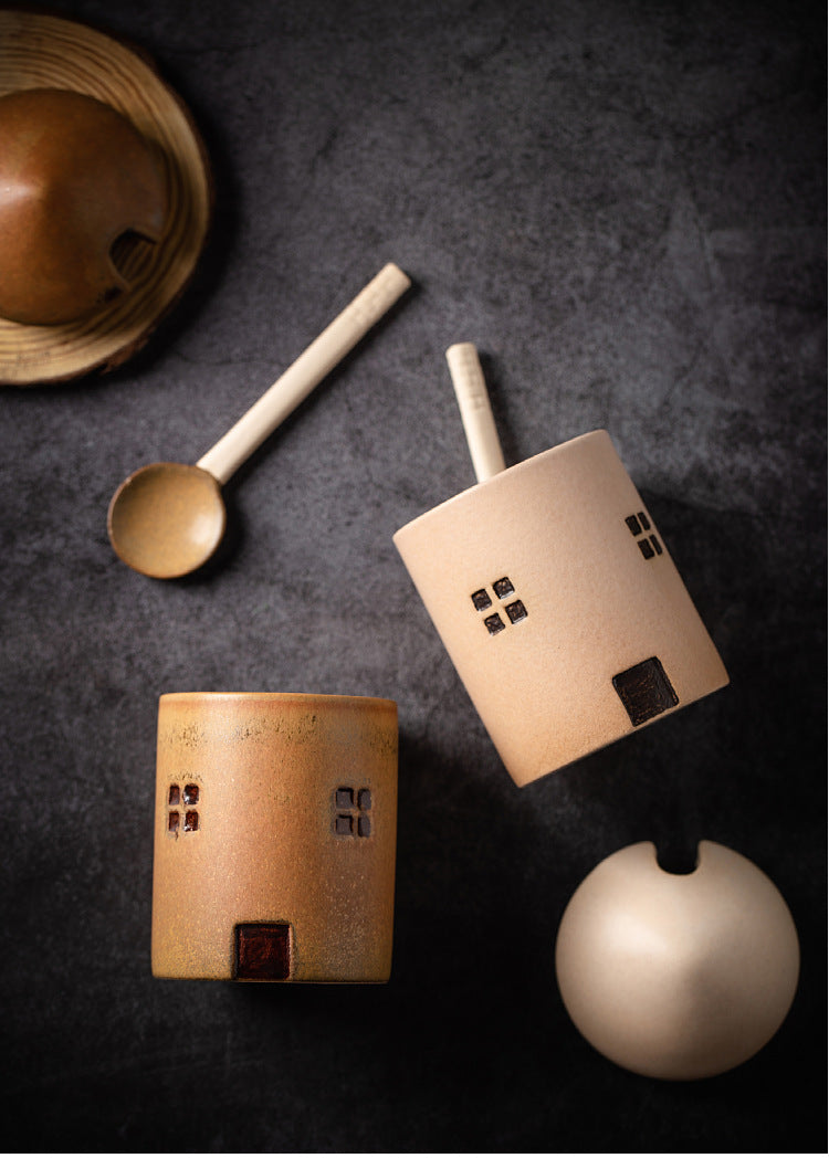 Gohobi Ceramic House Source Containers