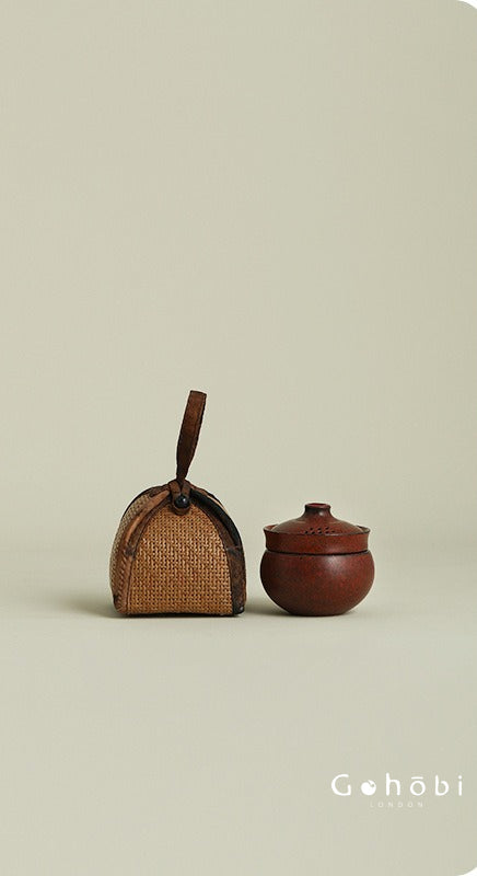 Gohobi Portable Travel Tea Set – One Pot One Cup Gongfu Tea Set for One