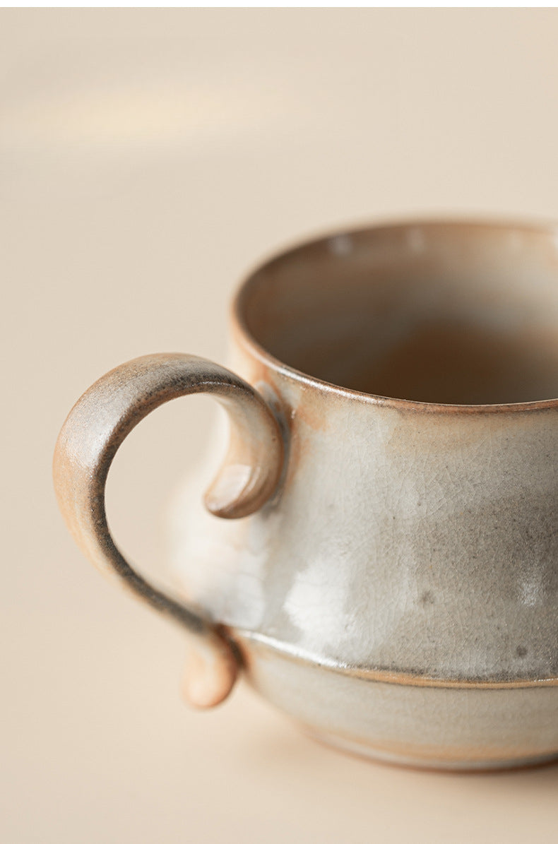 Gohobi Japanese Handmade Shino Mug Coffee Cup