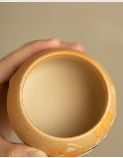 Gohobi Hand-painted Cat Master Tea Cup Coffee Mug