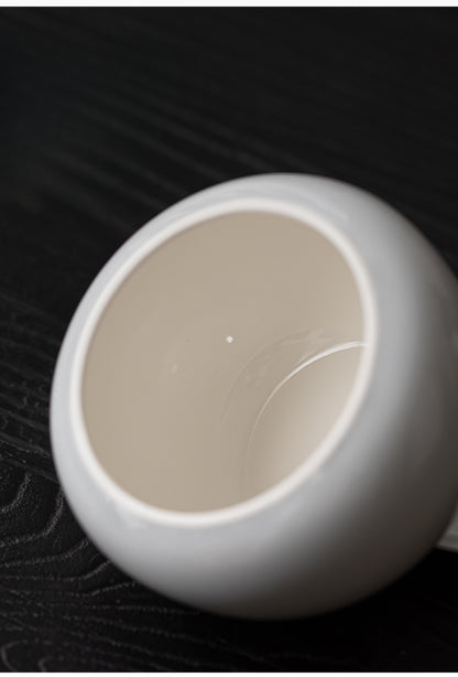 Cendres glacées Yuanshan Jianshui ménage tasse moyenne et petite tasse à thé lavage céramique réservoir de résidus de thé réservoir d'eau simple accessoires de service à thé de kung fu