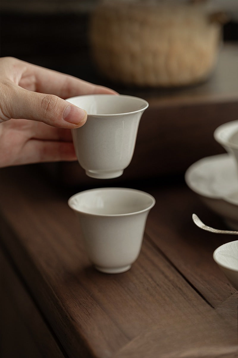 Gohobi Wood Ash Glaze Master Cup – Handmade Traditional Gongfu Tea Tasting Cup