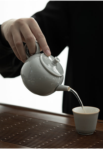 Gohobi Japanese Style Ice Grey Teapot 005