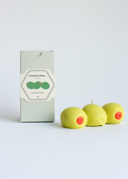 HereThe Pimento Olives Candle