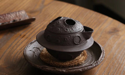 [奇怪先生 x Gohobi Gallery] Purple Clay Planet Gaiwan