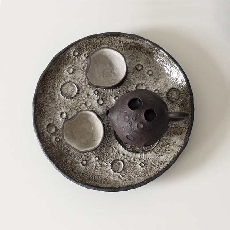 [Mr Qi Guai x Gohobi Gallery] Silver Moon Tray Plate