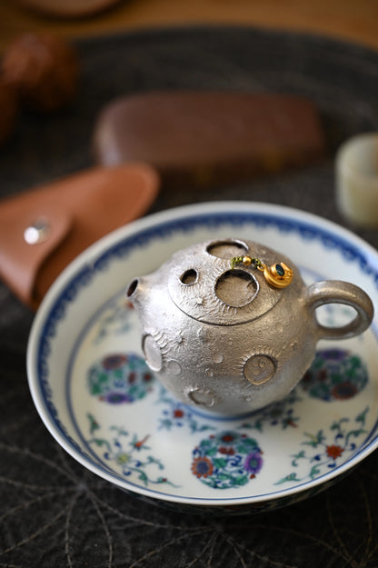 [奇怪先生 x Gohobi Gallery] Silver & Rainbow Planet Teapot