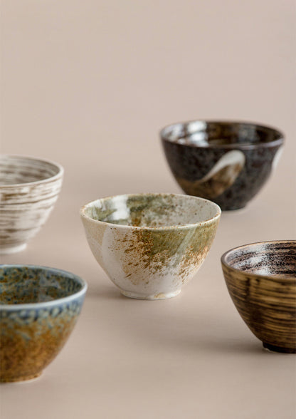 [Made in Japan] Gohobi Minoya Shino Glaze Hat Bowl