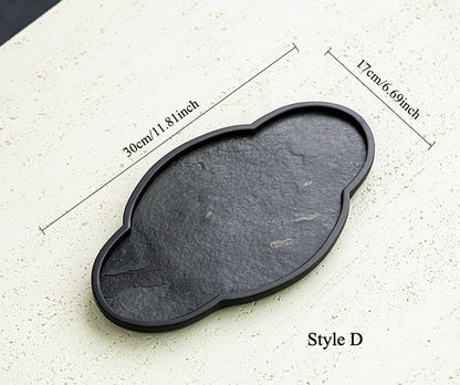 Gohobi Wabi-Sabi Stone Panel Tea Tray